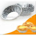 Microwavable egg tart foil round baking cups manufacture